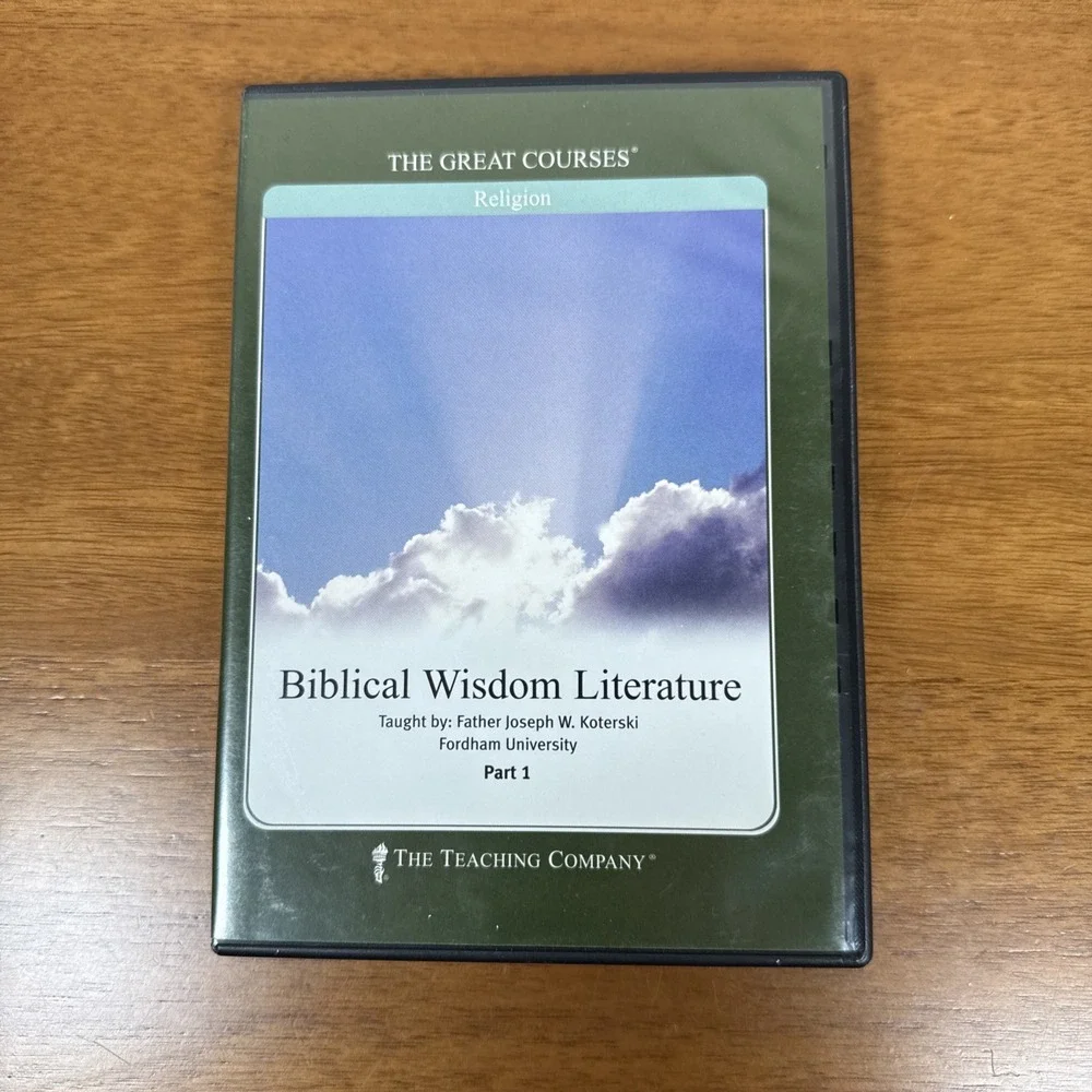 The Great Courses Religion Biblical Wisdom Literature Parts 1-3 DVD Set Koterski - Picture 3 of 14